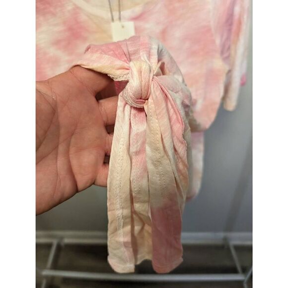 NWT Cupio Blush Front Knot Tie Dye Top Pink/Combo Women's Size Medium - Picture 7 of 9